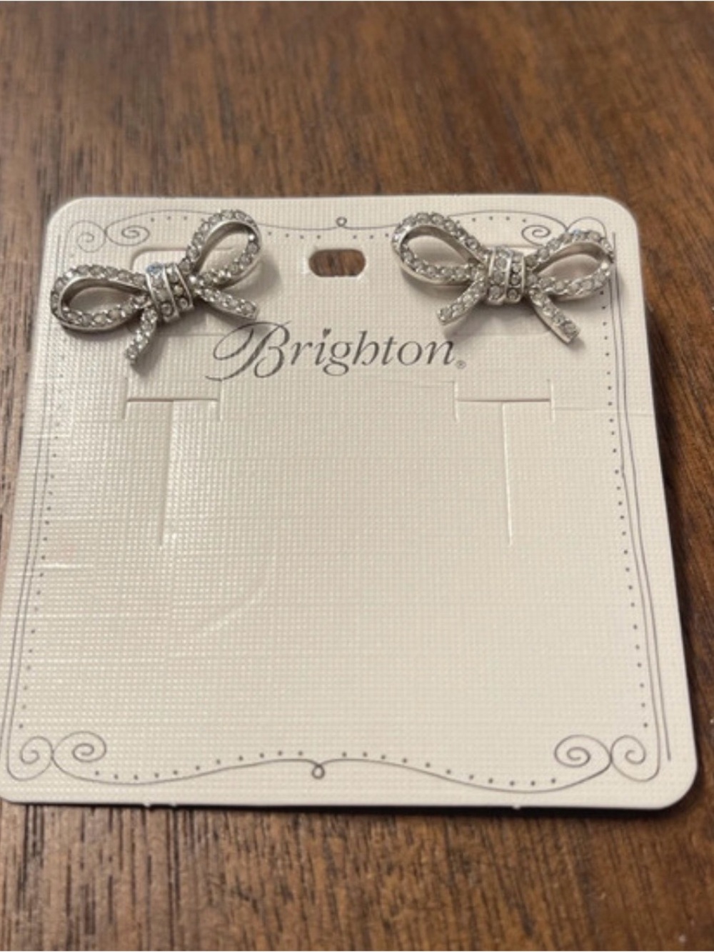 NWT Brighton Bow Illumina Earrings